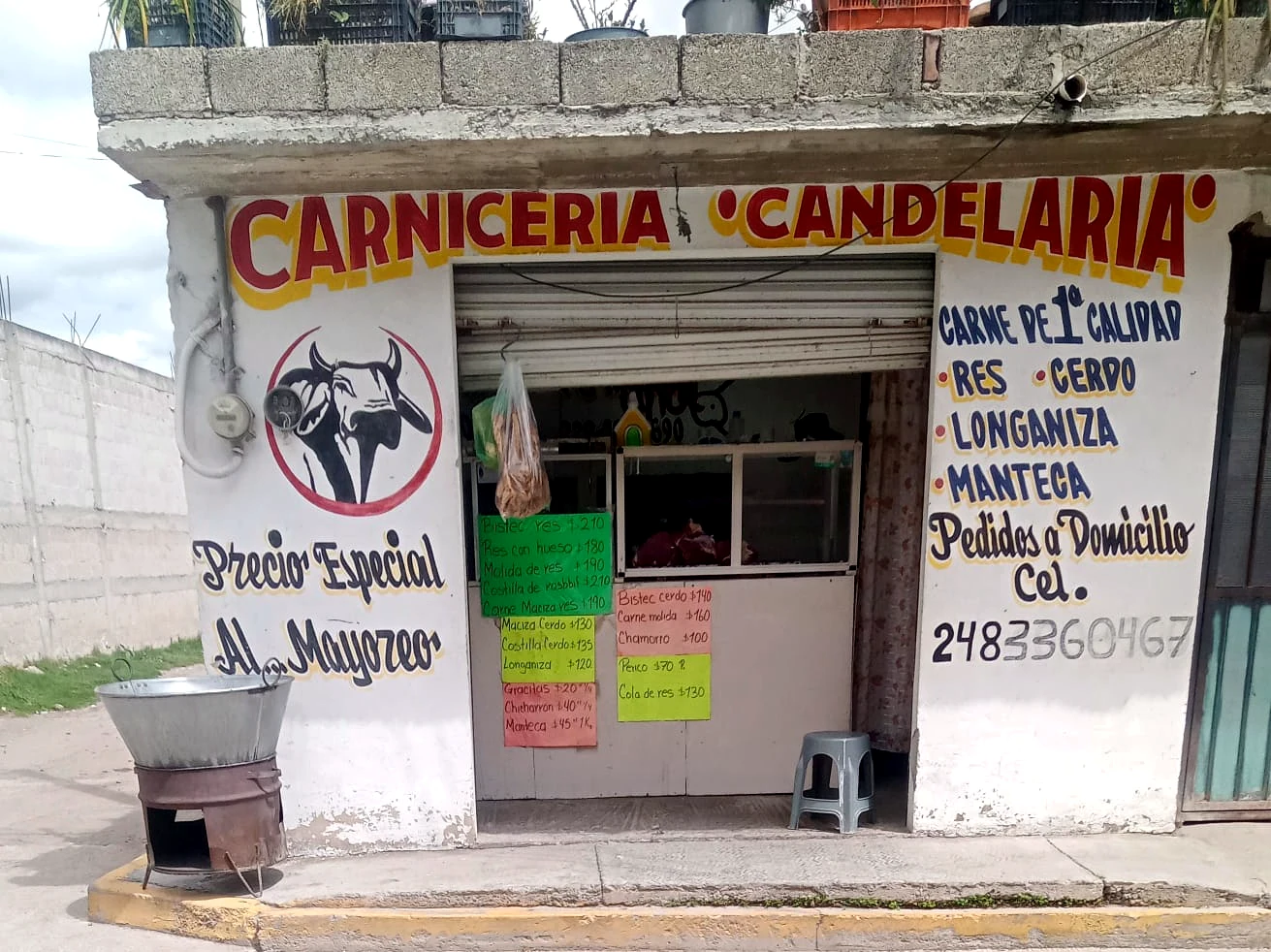 Fachada de Carnicería Candelaria